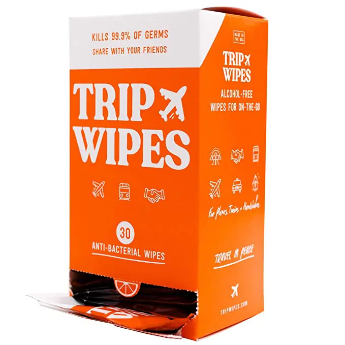 Trip Wipes Alcohol-Free Hand Wipes